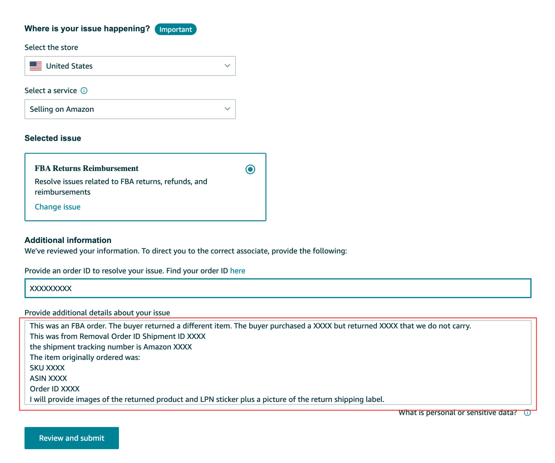 Step 2. File Amazon FBA reimbursement claim